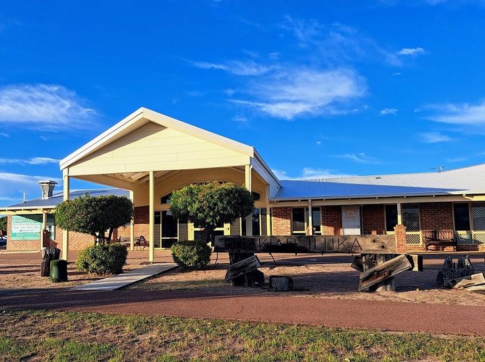 Esperance Home Care building on Black St, showing new covered entrance