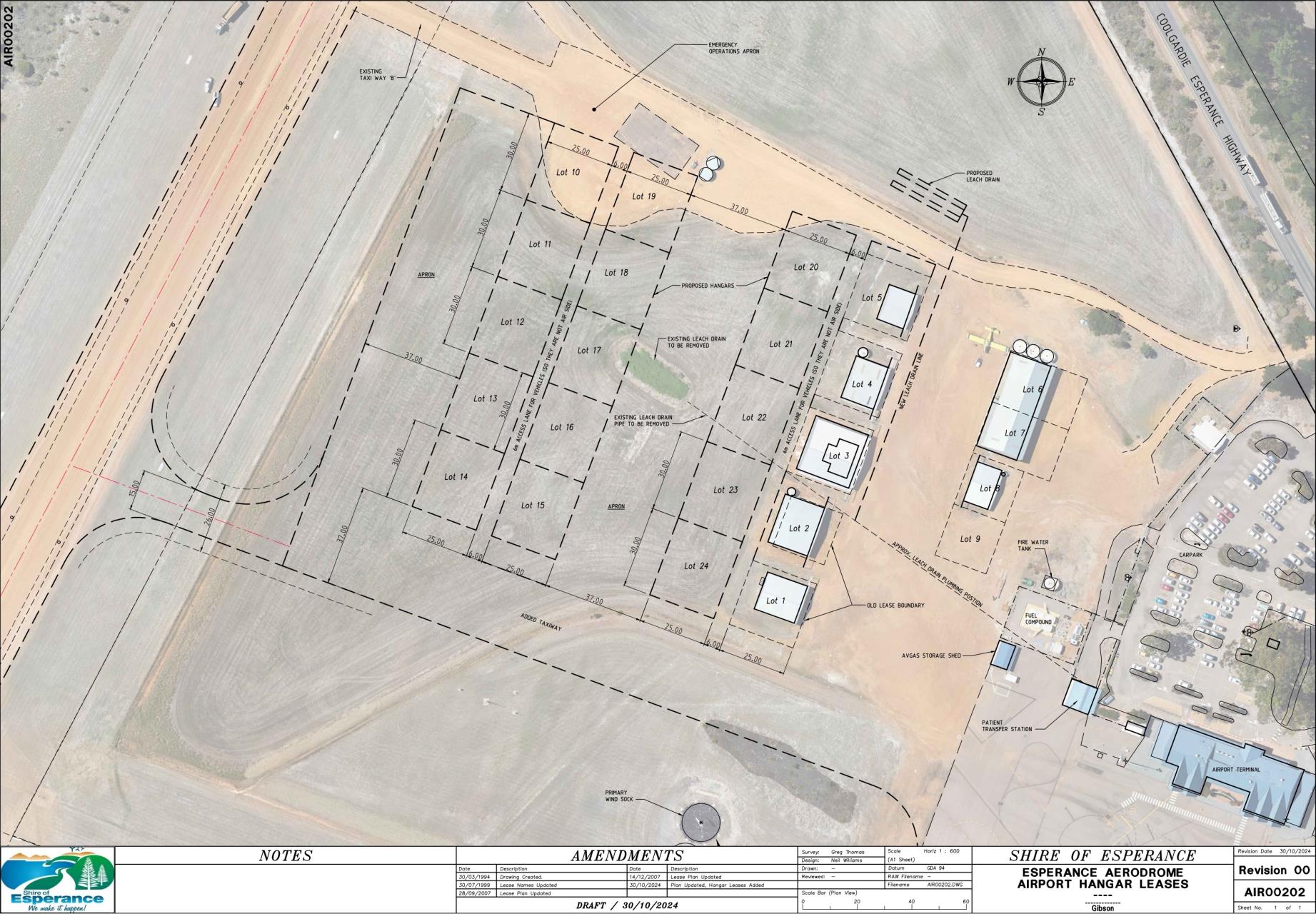 Esperance Airport - Hangar Lease Area Extension