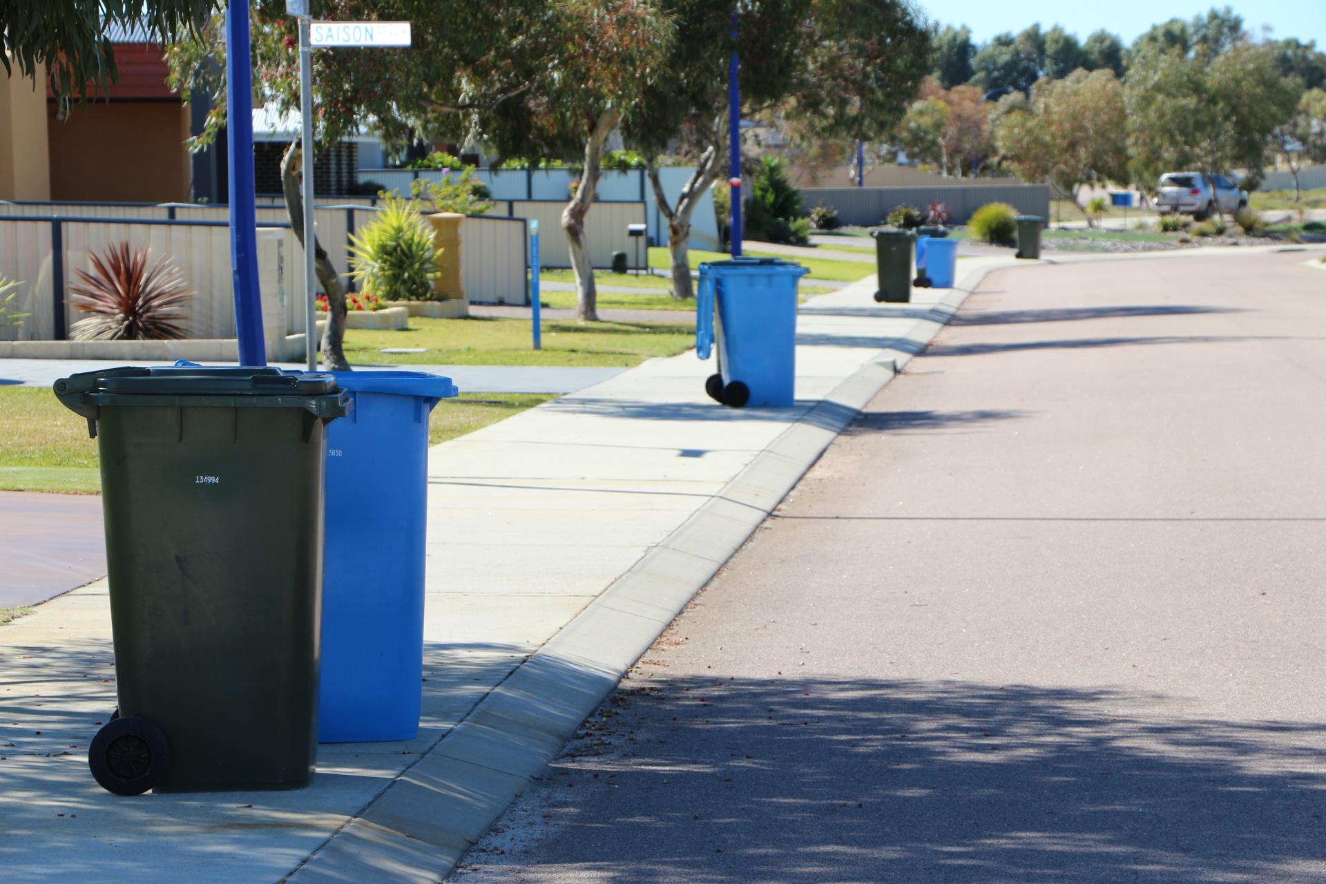 Residential Bin Size Form Image