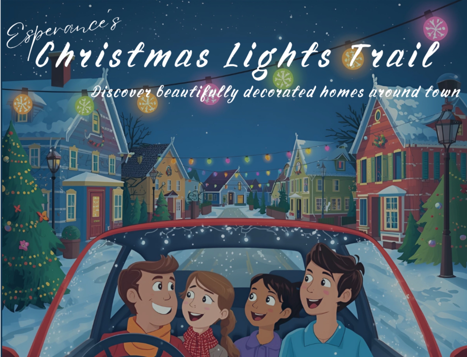 Christmas Lights Trail Image