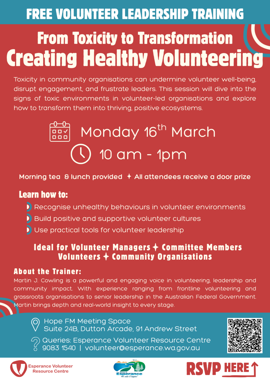 EVRC - From Toxicity to Transformation: Creating Healthy Volunteering -