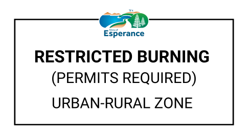 Urban-Rural Zone – Restricted Burning (permits required)