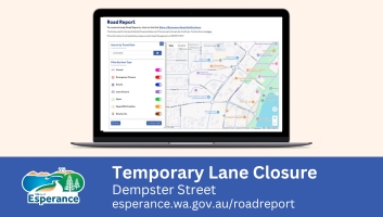 Lane Closure – Dempster Street Median Upgrade