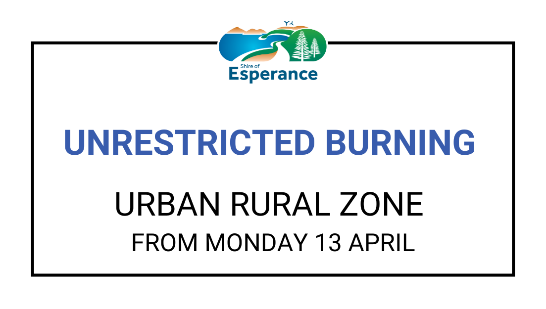 Commencement of Unrestricted Burning Time (Urban-Rural Zone)