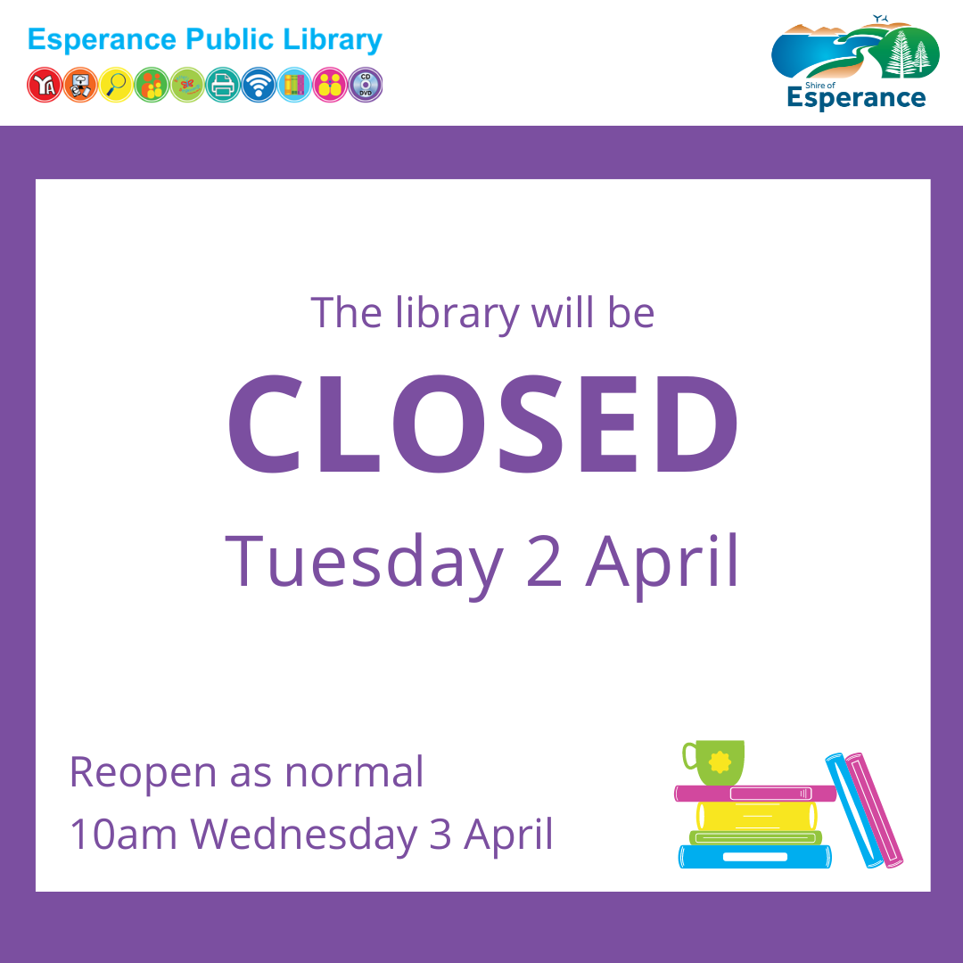 Esperance Public Library Closed